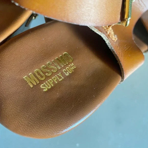 Mossimo Supply Co. Brown Platform Sandals - Picture 9 of 12